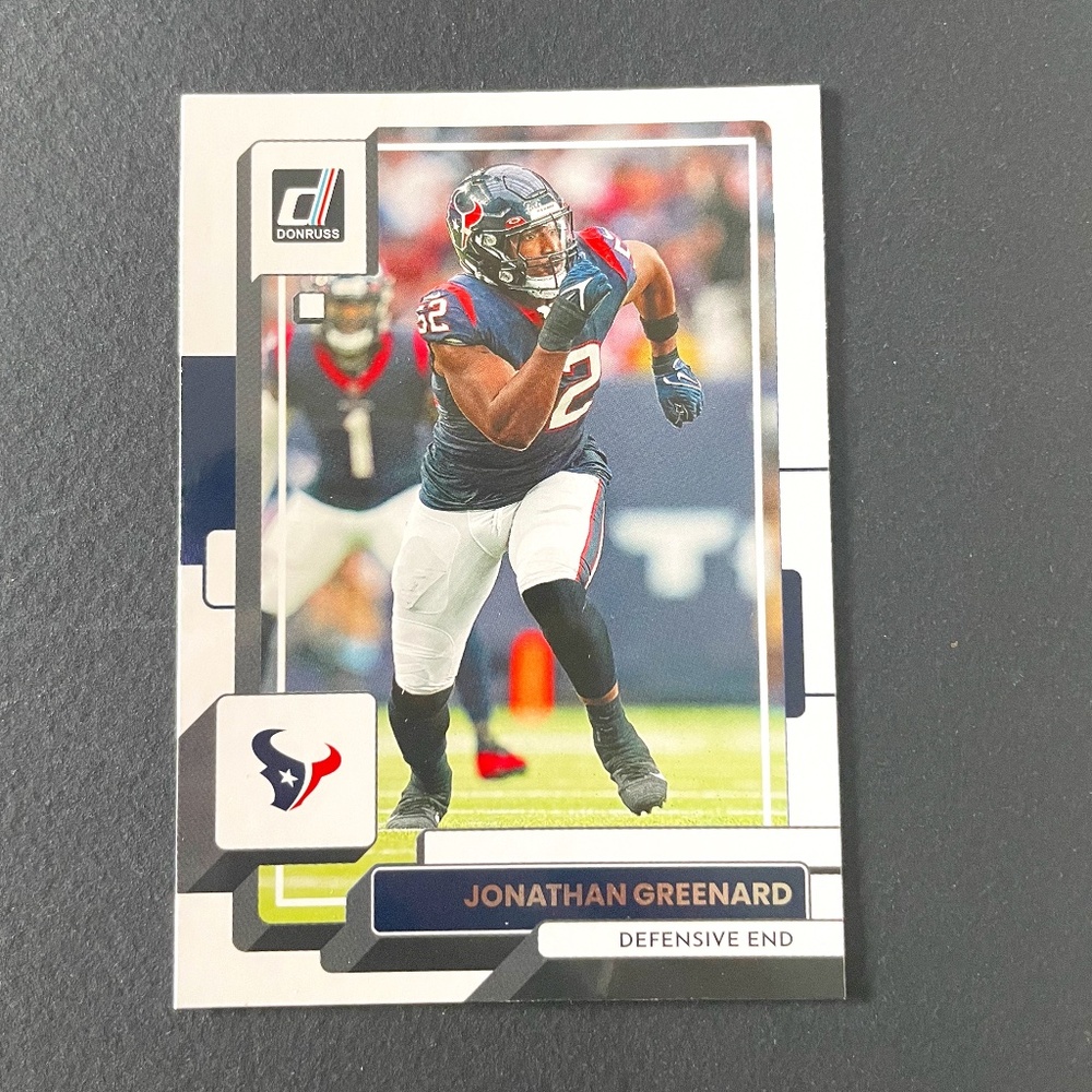 Jonathan Greenard: Houston Texans, Linebacker 2022 Panini Donruss Football #43